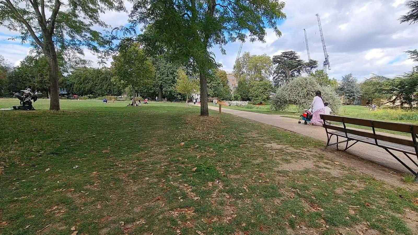 Garden pathway in London