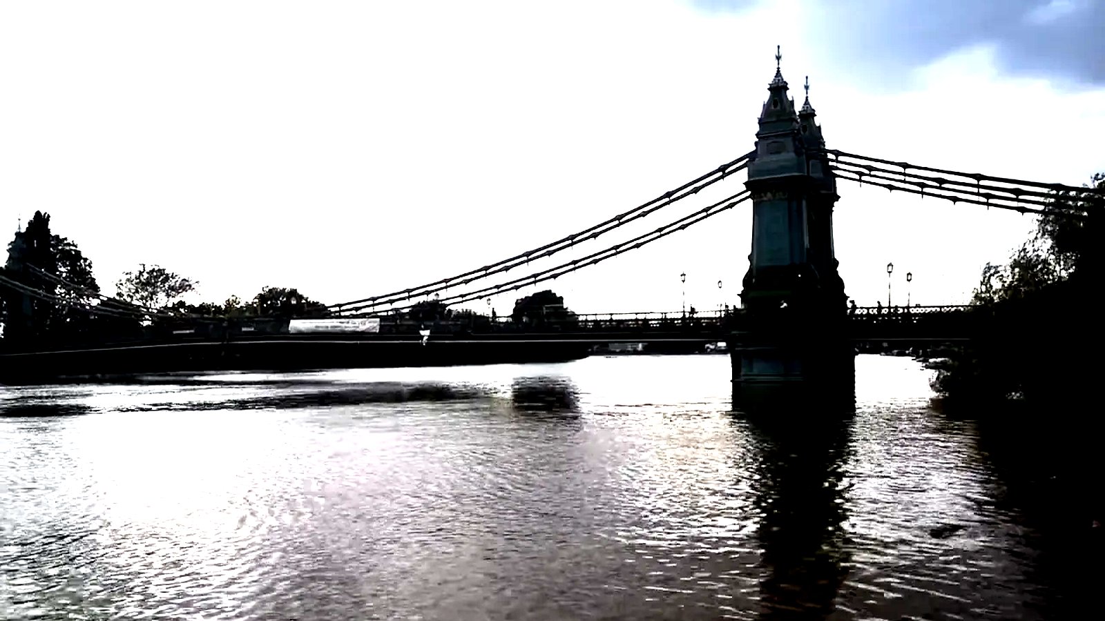 Hammersmith Bridge over the River Thames